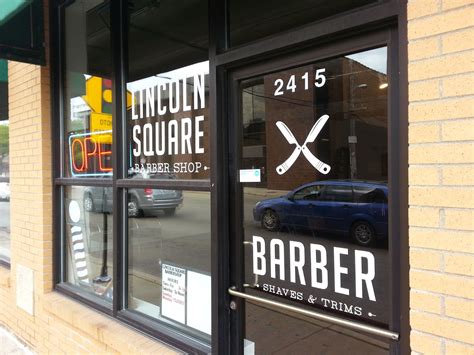 lincoln square barber shop|lincoln square barbershop chicago.